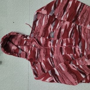 LL Bean hooded fleece